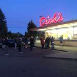 image for Dick’s customers obeying the social distancing rules in Seattle