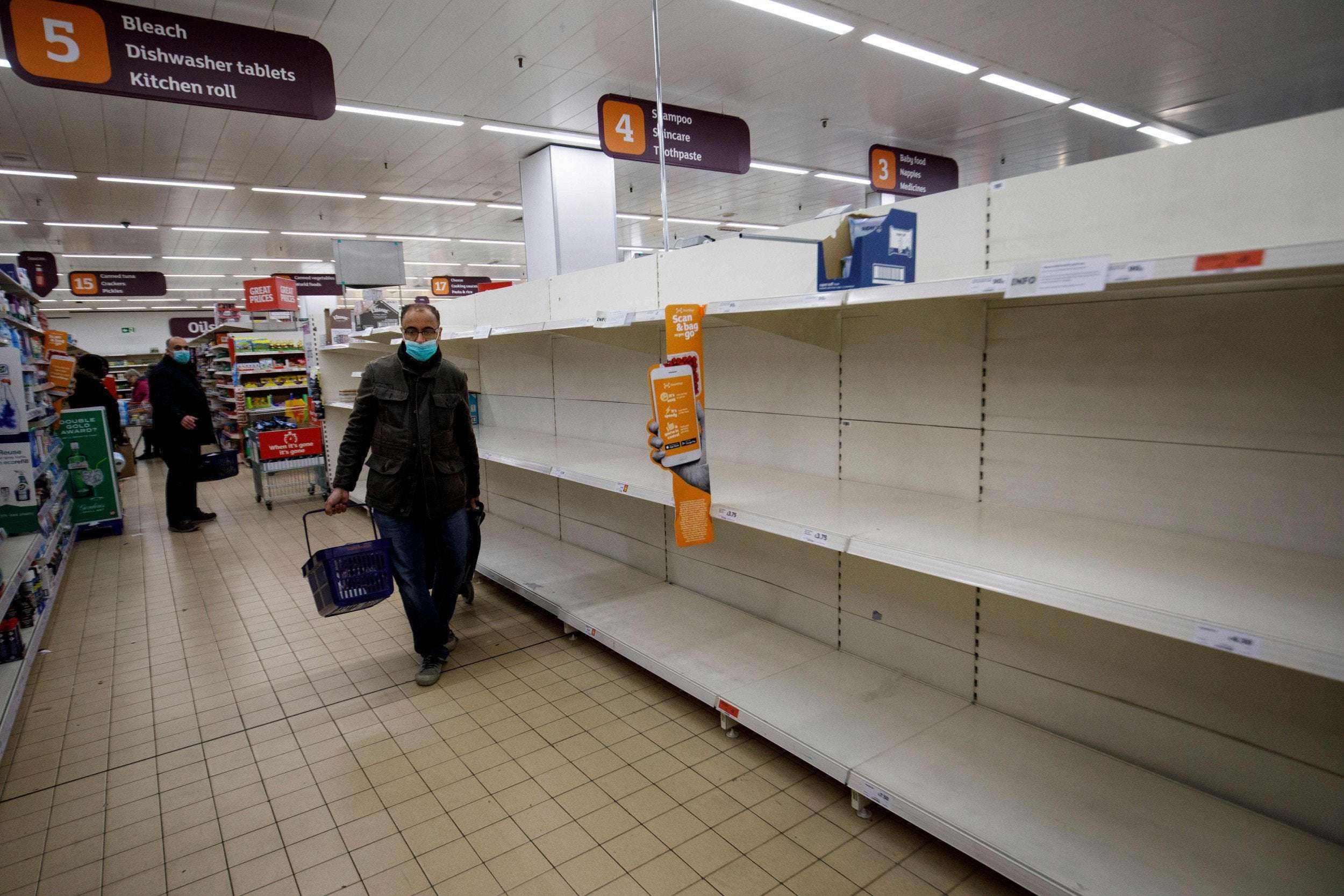 image for Tearful Nurse Confronted With Empty Supermarket Shelves After 48-Hour Shift Pleads for End to Coronavirus Panic Buying