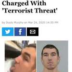 image for Man licks things in Walmart and gets charged "terrorist threat"