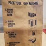 image for This paper bag that shows you how to pack it
