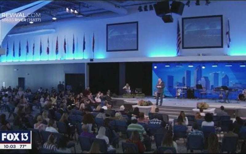 image for Tampa megachurch pastor arrested after leading packed services despite 'safer-at-home' orders