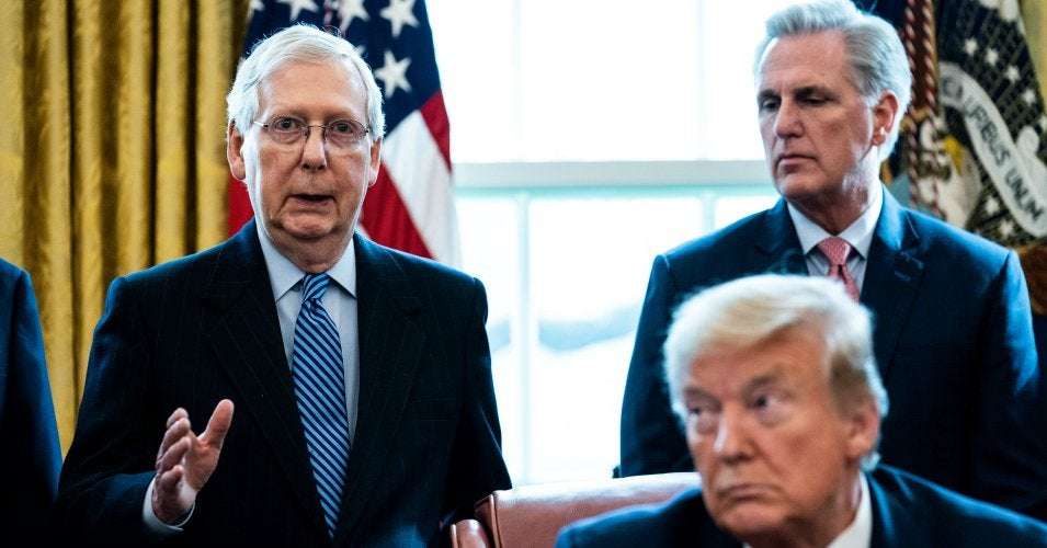 image for McConnell Draws Outrage for 'Ridiculous' Excuse That Trump Impeachment Trial Prevented Action on Coronavirus Crisis