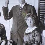 image for Woodrow Wilson’s daughter looked so much like him that it looks like it’s just Woodrow Wilson with a wig on.
