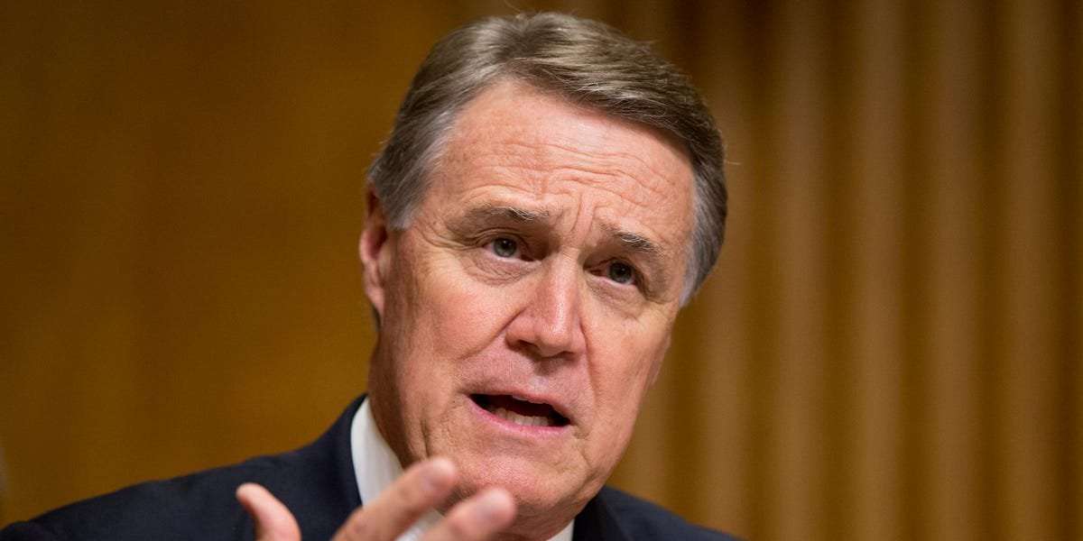 image for Sen. David Perdue bought stock in a company that produces protective medical equipment the same day senators received a classified briefing on the coronavirus