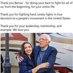 image for Thank you, Bernie. We love you.