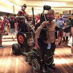 image for Kid with disability uses it to his advantage as a Mad Max cosplay.