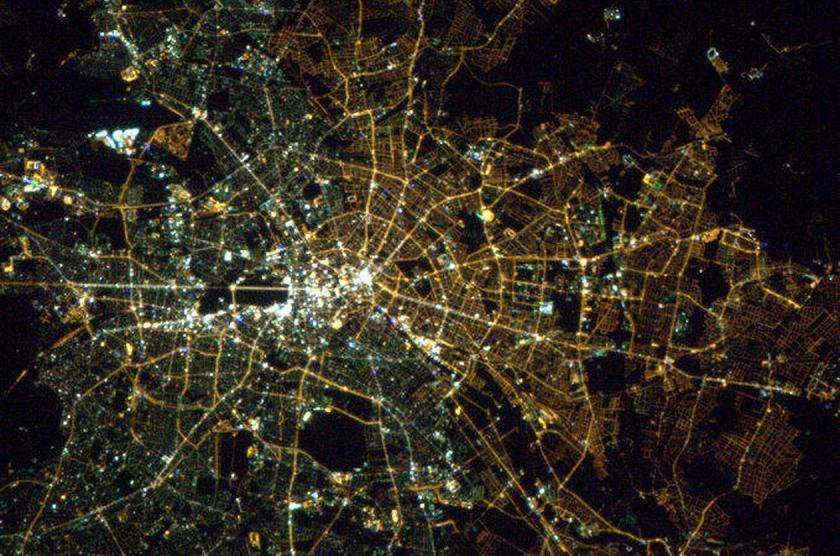 image for You can see Berlin’s east-west divide from space