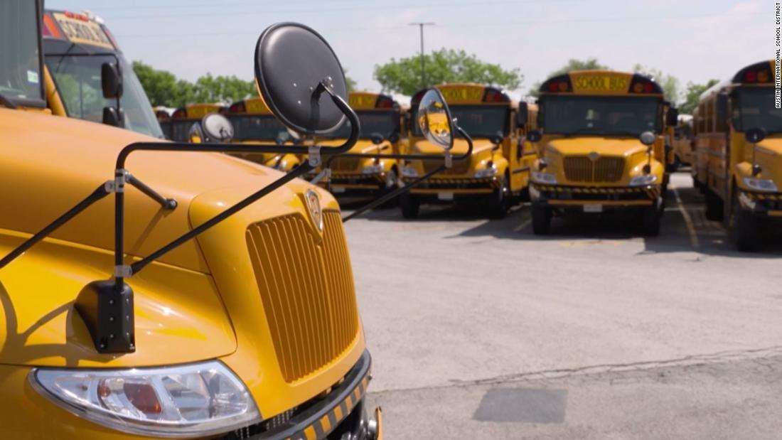 image for Austin school district deployed over 100 school buses equipped with WiFi for students without internet access