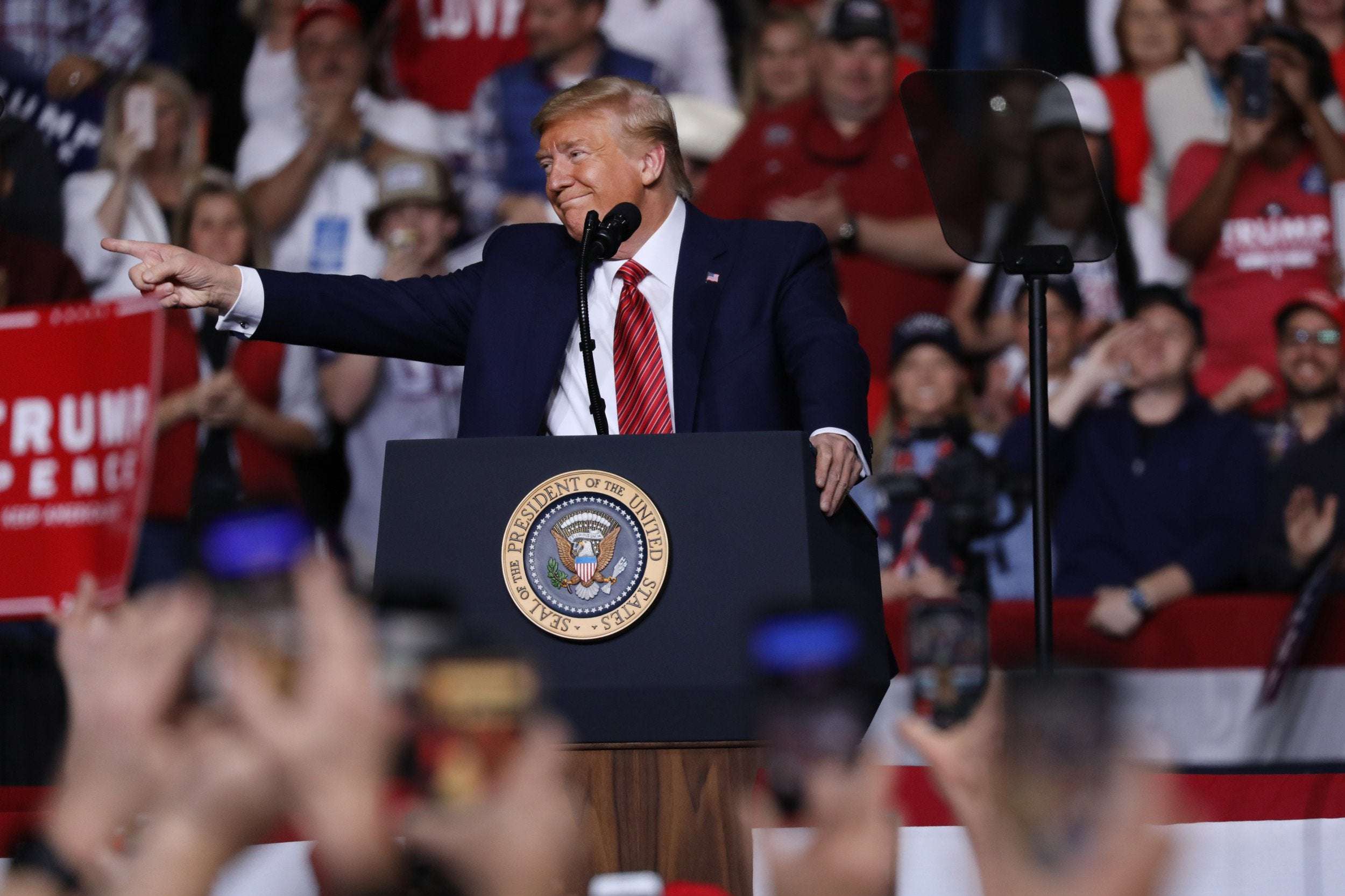 image for Donald Trump's Tab For MAGA Rallies Jumps to $1.8 Million as 14 Cities Say President Hasn't Paid Police Bills, Report Finds