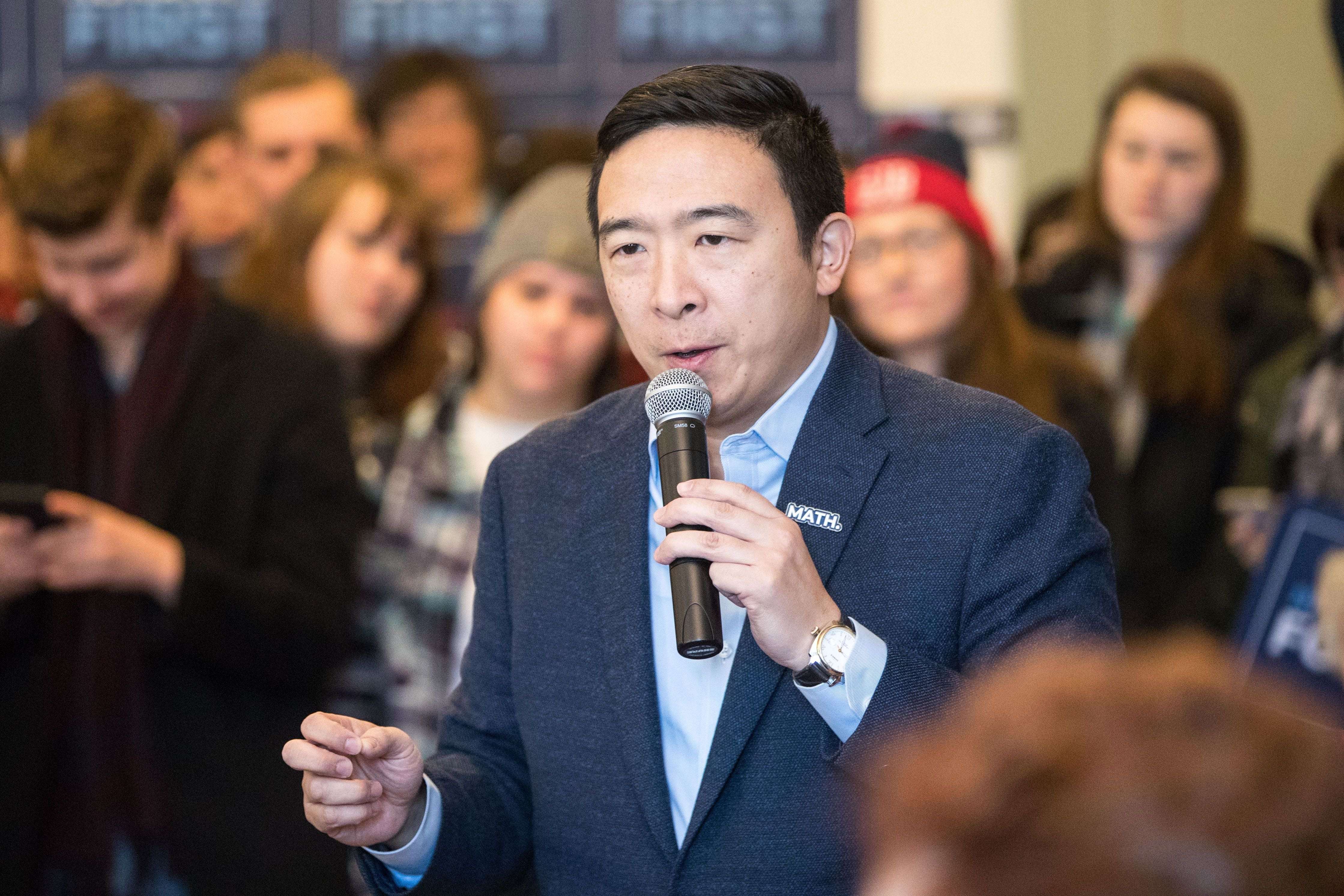 image for Andrew Yang Proposes $2,000 Monthly Stimulus, Warns Many Jobs Are ‘Gone for Good’
