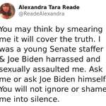 image for Tara Reade: I was a young Senate staffer. Joe Biden harassed and sexually assaulted me.