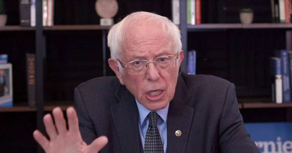 image for Bernie Sanders Says Pandemic Made Clear the 'Irrationality of the Current System'