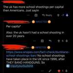 image for Apparently the UK has more school shootings than the US.