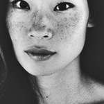 image for Lucy Liu and her freckles.