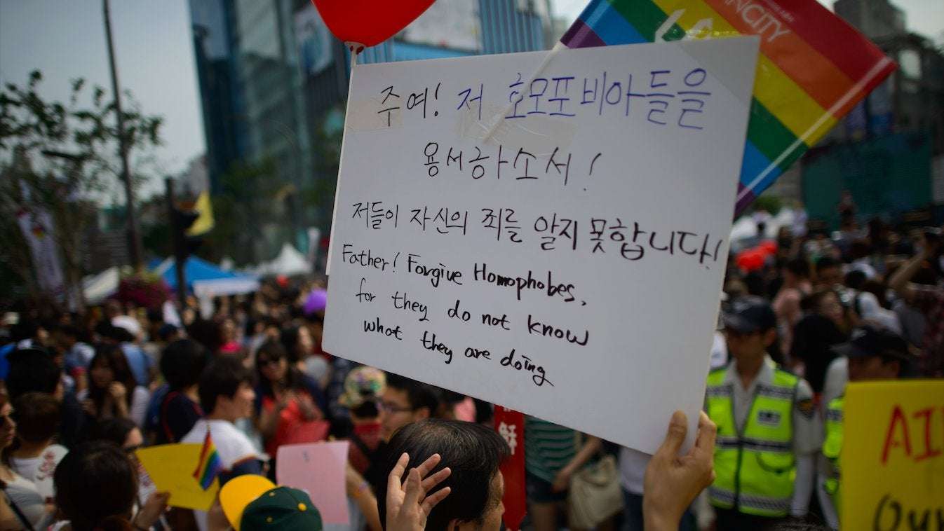 image for Gay men in South Korea are being hunted on dating apps after ‘palpable homophobia’ grows amid coronavirus resurgence