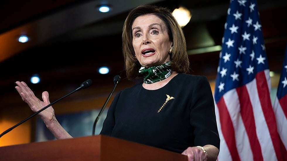 image for Pelosi says 'morbidly obese' Trump taking hydroxychloroquine 'not a good idea'