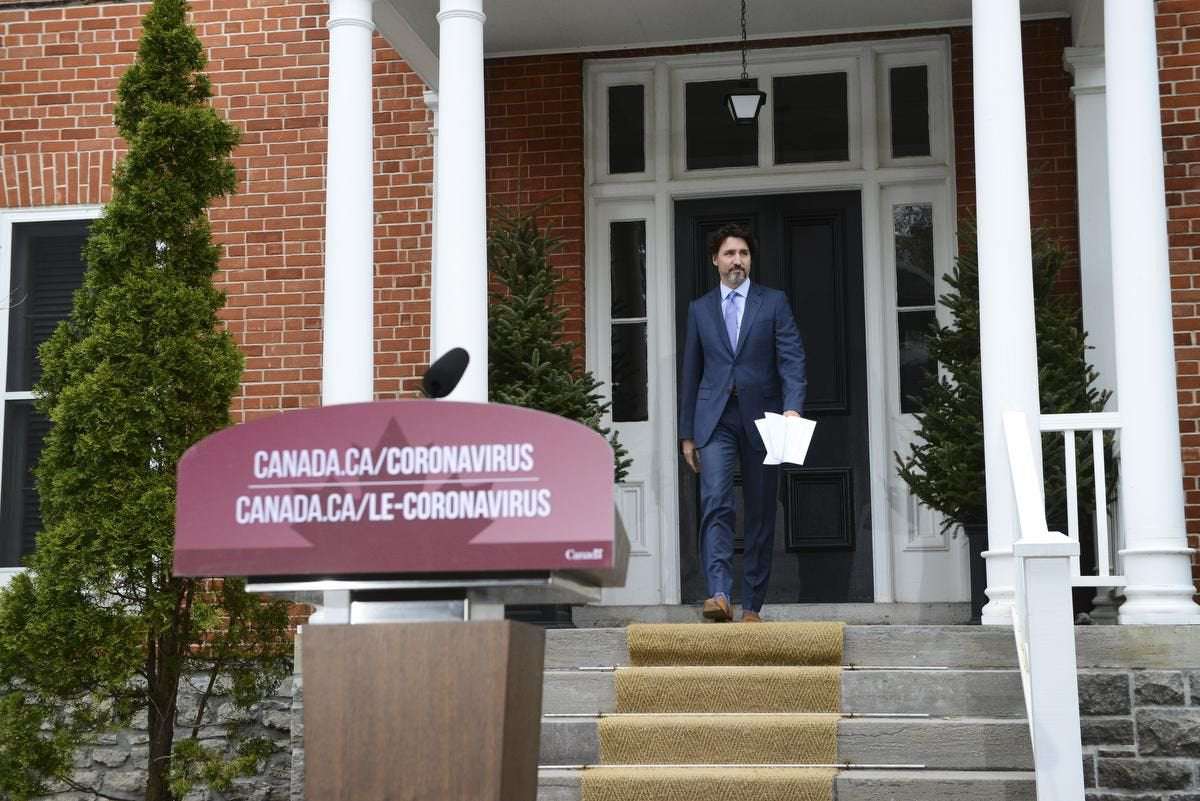 image for Justin Trudeau pleads for businesses to ‘please rehire’ as government’s COVID-19 wage subsidy sees slow uptake