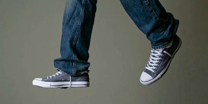 image for The surprising reason why Converse sneakers have fuzzy bottoms