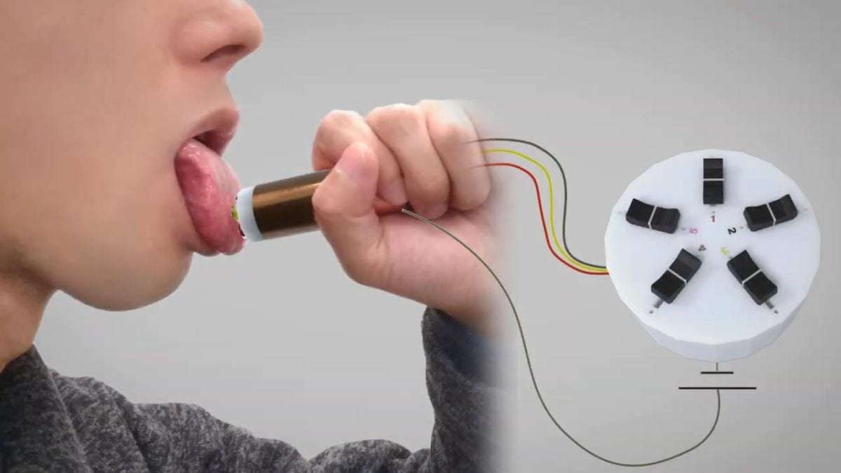 image for This Lickable Screen Can Recreate Almost Any Taste or Flavor Without Eating Food