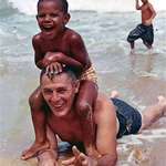 image for Barack Obama and his grandfather, c. 1965
