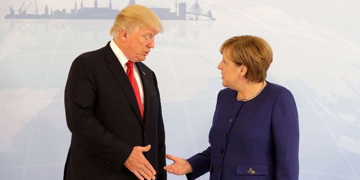 image for Trump reportedly 'furious' that Germany's Angela Merkel turned down his G7 Summit invitation over coronavirus concerns