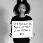 image for A girl who lost her father to police violence.