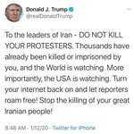 image for Iran! how could you hurt your own protestors!
