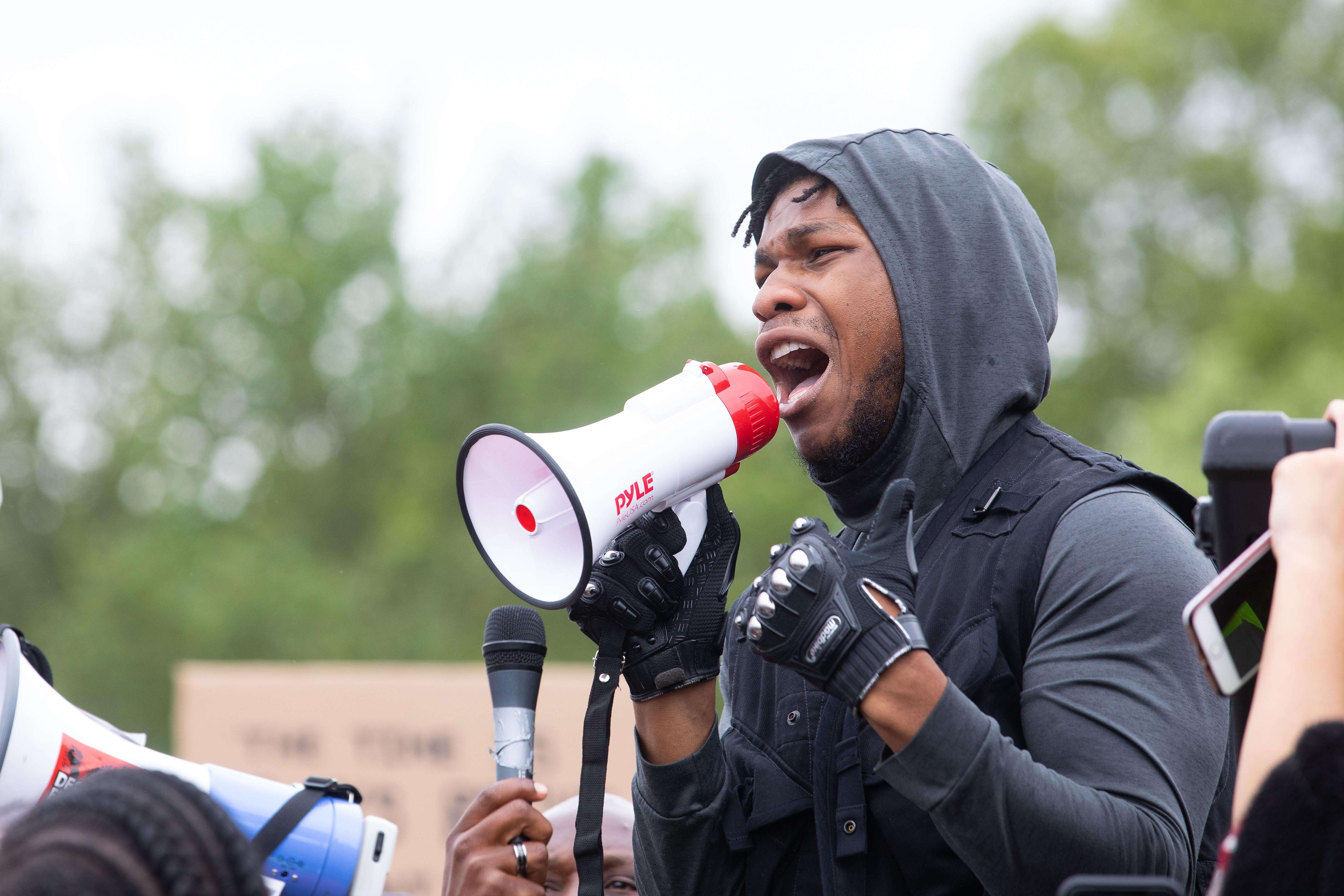 image for John Boyega Delivers Rousing Protest Speech: If I Don’t ‘Have a Career After This, F*ck That’