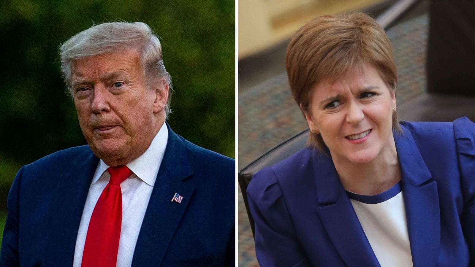image for George Floyd death: Nicola Sturgeon says it is 'hard to not conclude' Trump is a racist