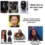 image for Black woman in a movie starter pack