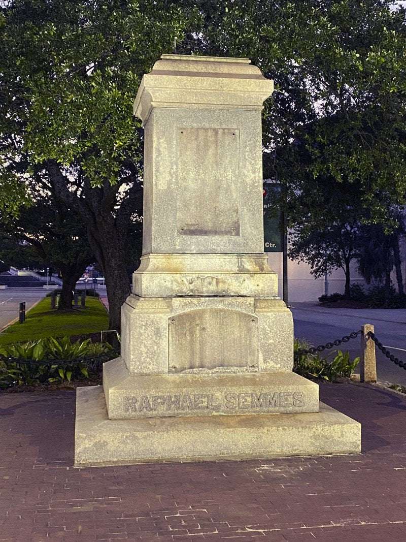 image for Alabama city removes Confederate statue without notice