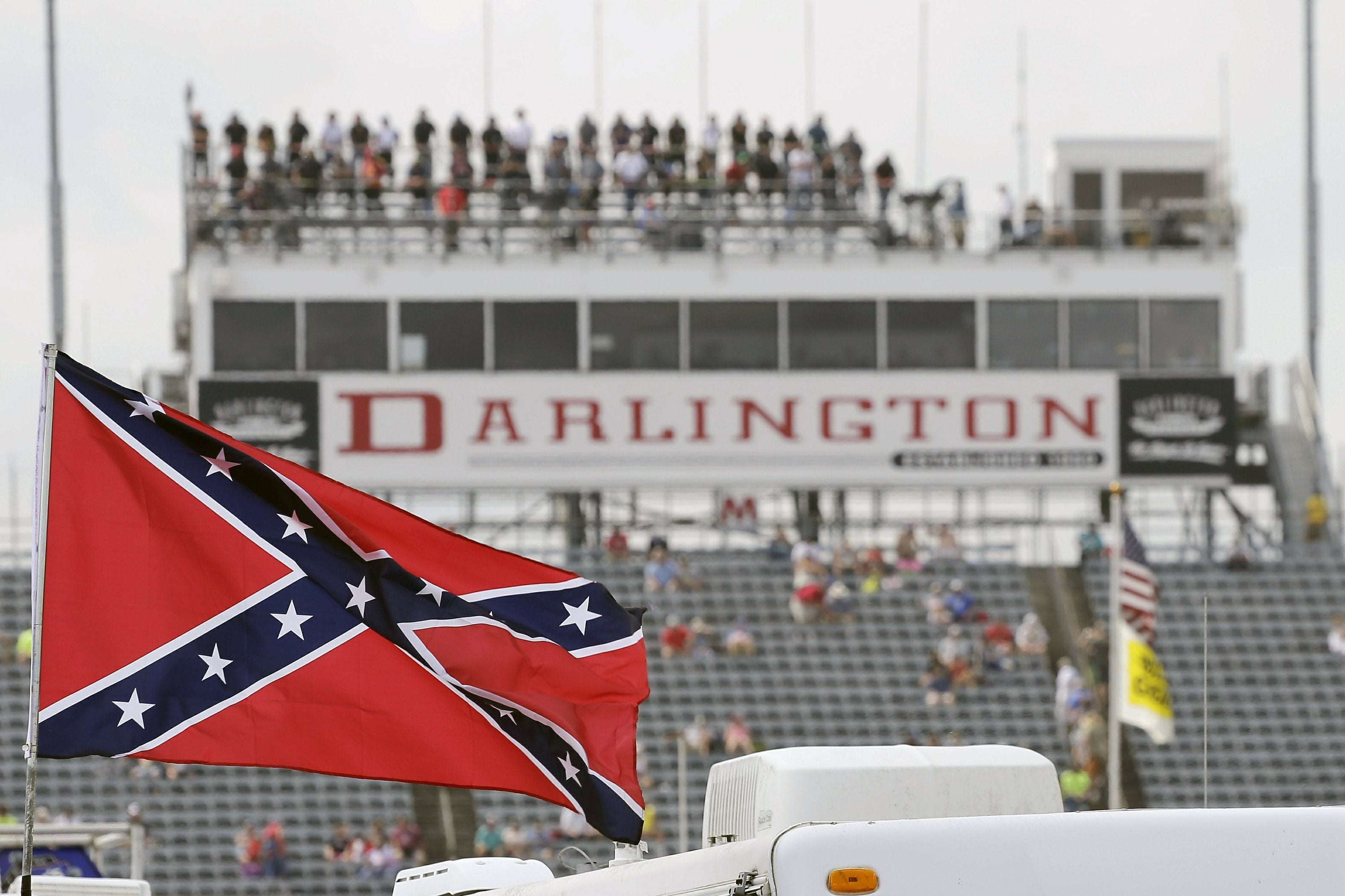 image for NASCAR bans Confederate flag from its races, venues