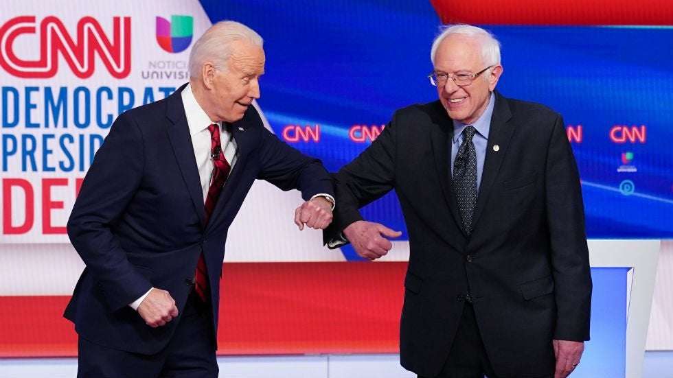 image for Sanders: 'I have a better relationship with Joe Biden than I had with Hillary Clinton'