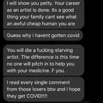image for [Update] rude CB demanded free commission, gets mad when she sees my posts on Reddit about our conversation. She becomes crazier and wants an apology.