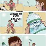 image for Sparkling Water (Credit to the artist Colmscomics)