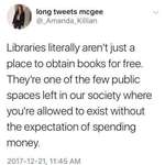 image for Libraries are wonderful.