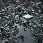 image for A microchip city