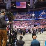 image for The "sold out" 18,000 person arena for Trump in Tulsa, OK right now
