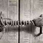 image for The unbroken seal on Tutankhamun's tomb, untouched for 3,245 years. (1922)