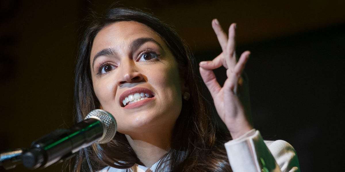 image for 'Their money couldn't buy a movement': Alexandria Ocasio-Cortez taunts Wall Street after triumphing over her billionaire-backed primary opponent