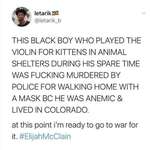 image for Cops murdered Elijah McClain over literally nothing, it was a modern day state-sanctioned lynching.