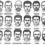 image for Sketches used by the police in the USSR to identify suspects based on race