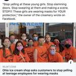image for Freakin' Ohio. Imagine getting so angry over buying ice cream you slam doors and start swearing at employees
