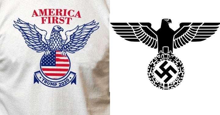 image for Trump 2020 campaign accused of ‘ripping off’ Nazi eagle logo