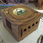 image for Just finished this prototype wooden Zelda GameCube