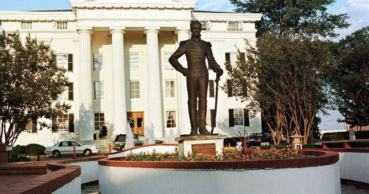 image for Jackson, Mississippi, votes to remove statue of President Andrew Jackson from City Hall