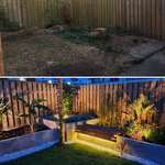 image for Before and after lockdown backyard