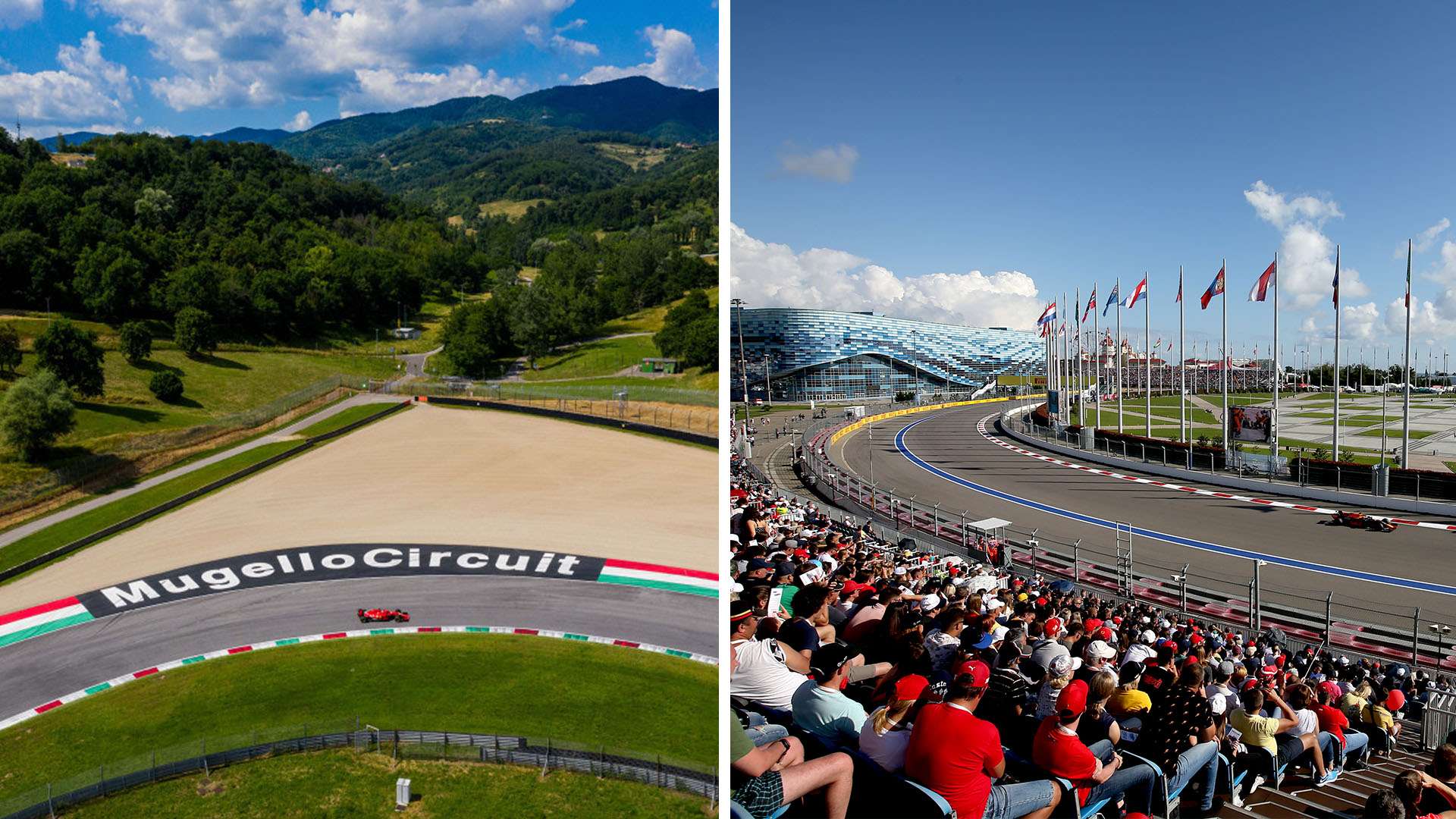 image for Formula 1 adds Mugello and Sochi to revised 2020 F1 race calendar