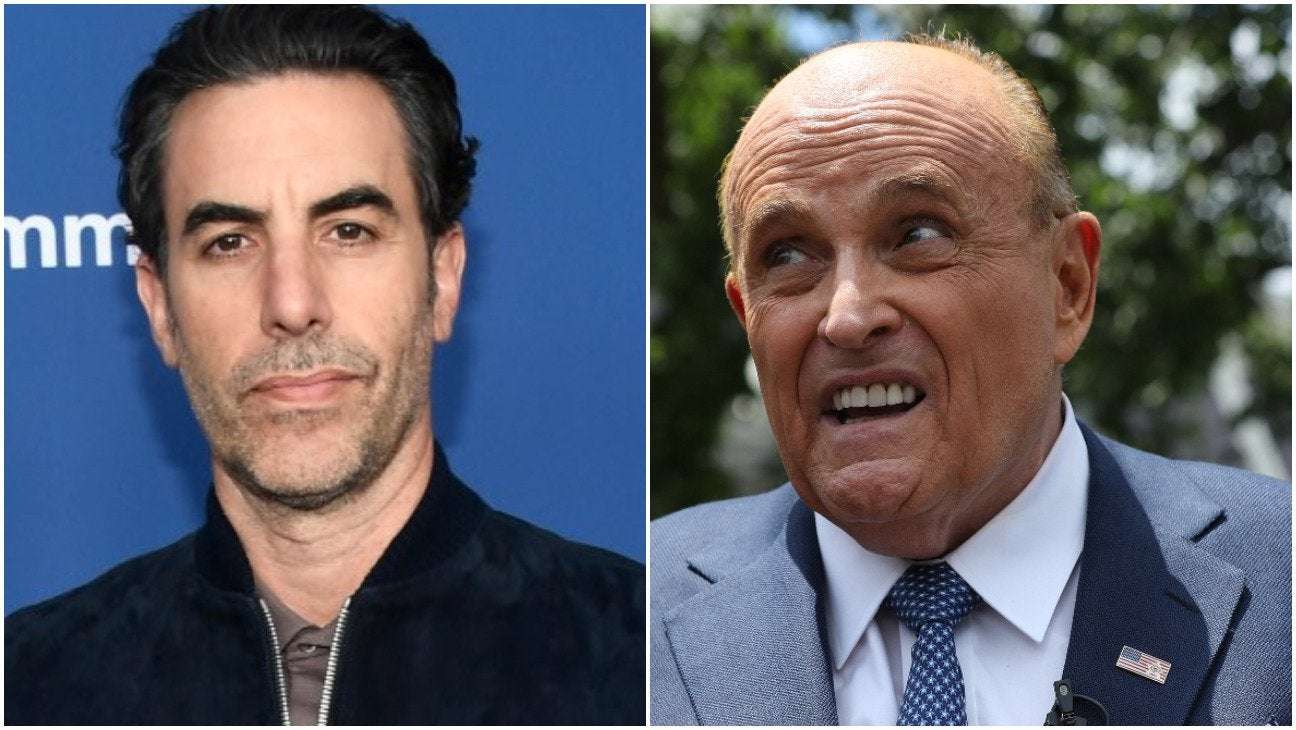 image for Rudy Giuliani Calls New York Police After Being Pranked by Sacha Baron Cohen