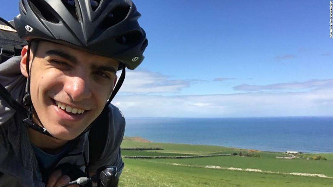image for This Greek college student biked 48 days to make it back home to his family when flights were canceled